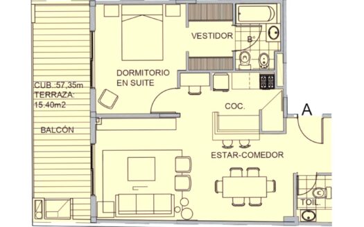 ORTUNIDAD Departamento 2 Ambientes con balcon, parrilla, cochera y amenites APTO CREDITO